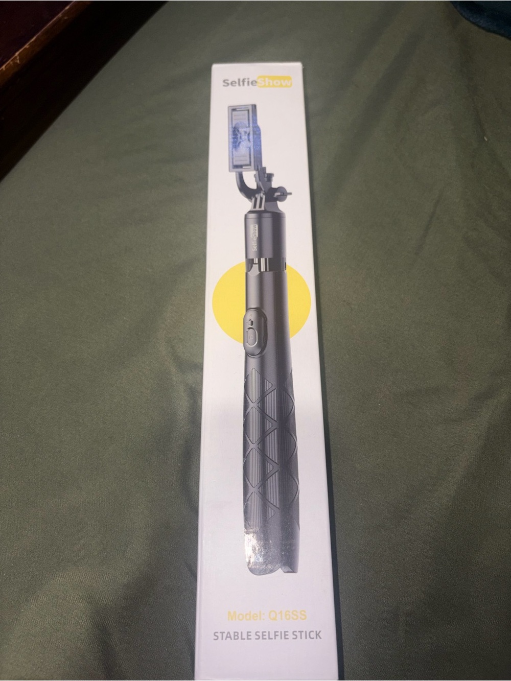 SelfieShow Gray Stable Selfie Stick - Compact Bluetooth Monopod